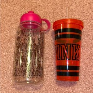 PINK water bottles